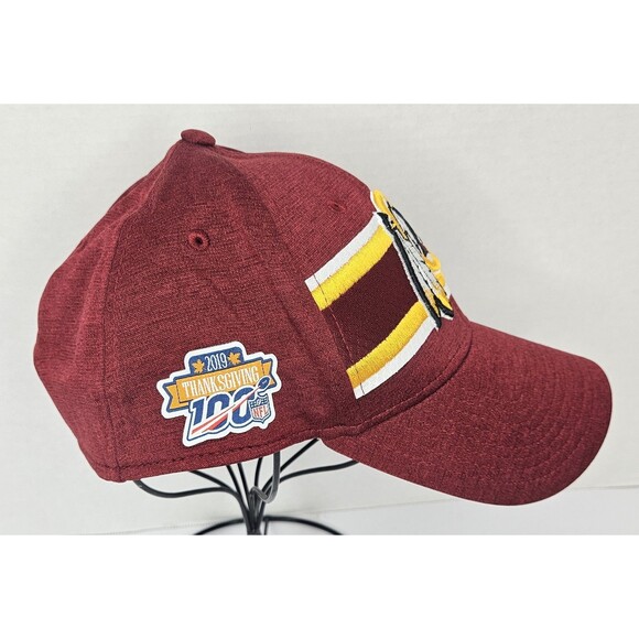 Washington Redskins 2019 100 Game Worn New Era 39 Thirty Fitted Hat Cap Read - Picture 2 of 10